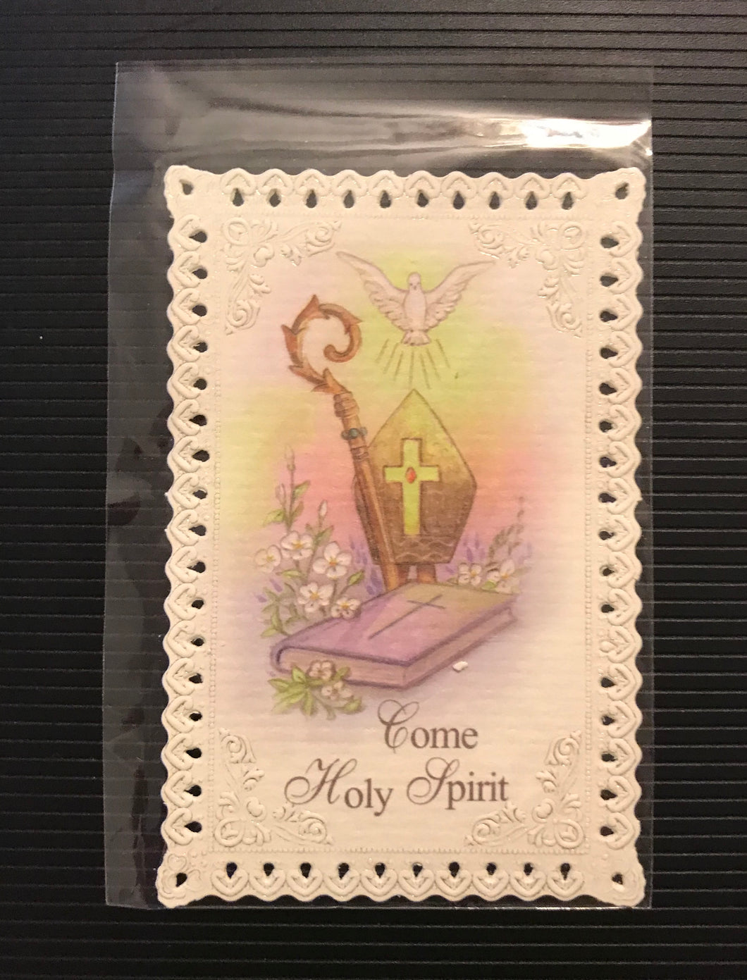 Confirmation Lace Holy Card