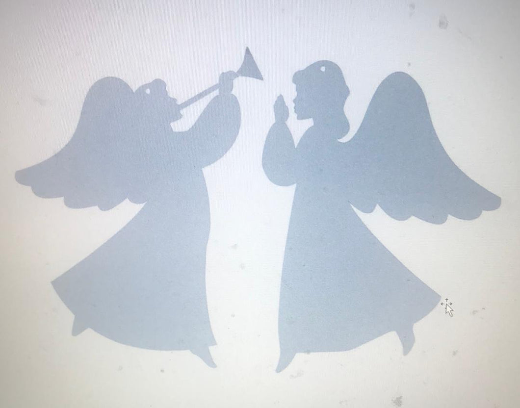 Angel Silhouette Hanging Décor