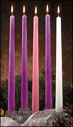 5 Advent Candle Set — Candles only.