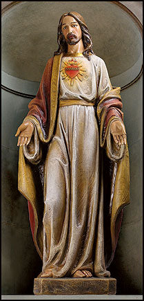 Sacred Heart Statue — Church Size — 4’