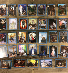 HEROES OF VIRTUE — Saints HOLY CARDS with a Human Twist