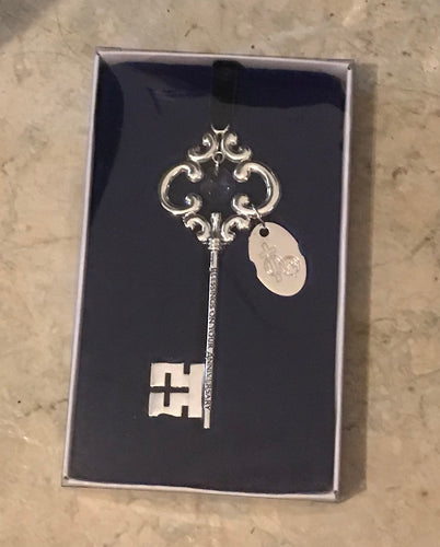 Wedding anniversary keepsake key 25 years