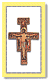 San Damiano Paper Holy Card -- Item #: A-AF814ENG