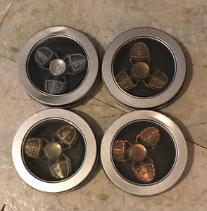 FIDGET SPINNER — Crusader cross three point with hard case