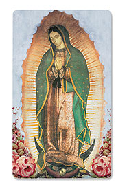 Our Lady of Guadalupe 3D Holy Card