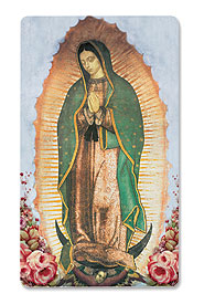 Our Lady of Guadalupe 3D Holy Card
