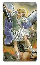 St. Micheal 3D Holy Card