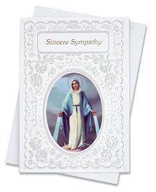 Sympathy Greeting Card - Our Lady of Grace