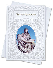 Sympathy Greeting Card - Pieta