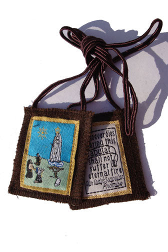 Our Lady of Fatima brown scapular