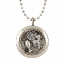 St. Benedict Floating Locket Pendant